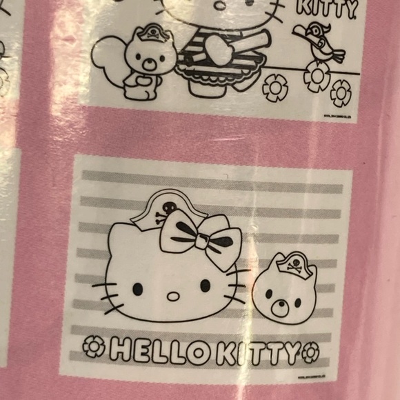 Hello Kitty Jumbo Color Roll With 3 Crayons # SIL-34206 By Sanrio New 2014 - Picture 8 of 15